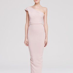 Nicole Bakti - Aida - Dusty Rose One Shoulder Gown